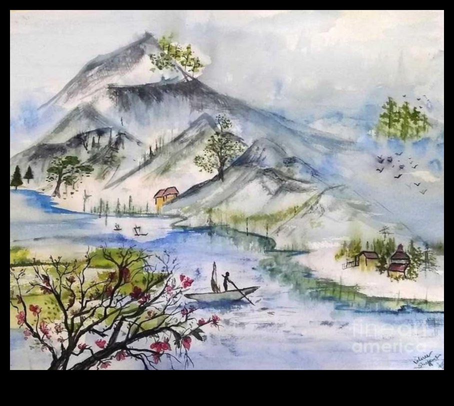 جبل زن: التأمل في المناظر الطبيعية على ارتفاعات عالية