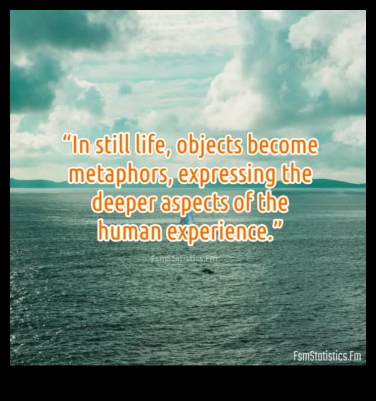 التأمل الهادئ: التعبير عن لحظات التأمل في الحياة الساكنة