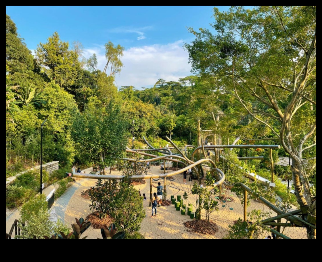 كيف تساهم المناظر الطبيعية في الجاذبية البصرية للحدائق النباتية؟