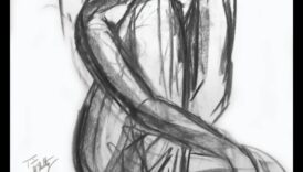 جريئة وجميلة: رسومات الفحم المذهلة ذات التأثير