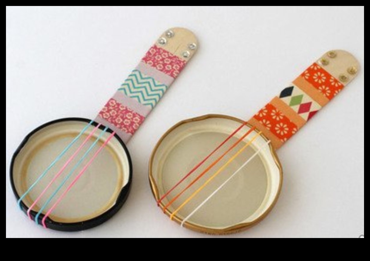 الآلات الموسيقية التي يمكنك صنعها بنفسك للأطفال: صياغة الأصوات باستخدام الأدوات المنزلية