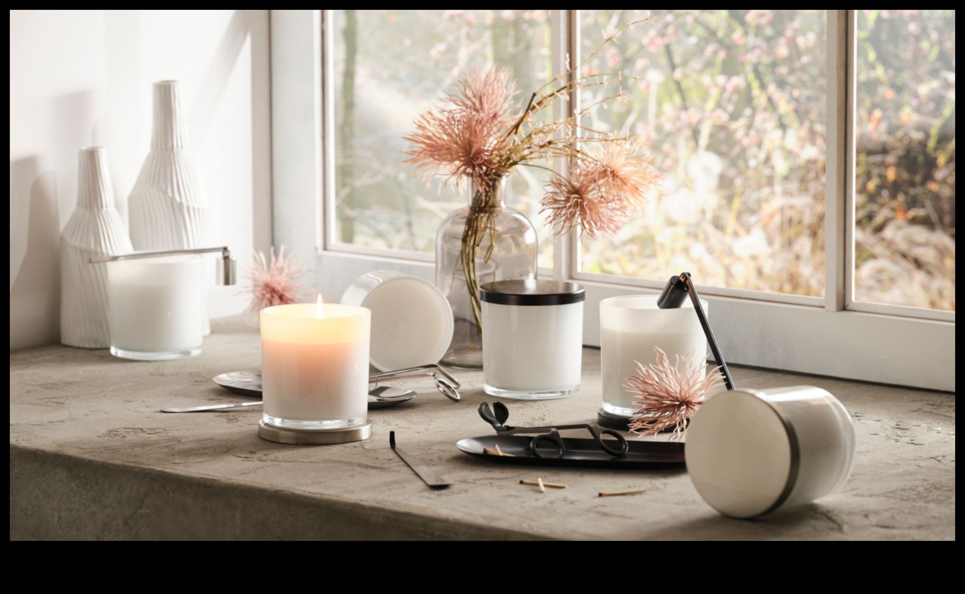 طرق مبتكرة لاستخدام الشموع في الديكور