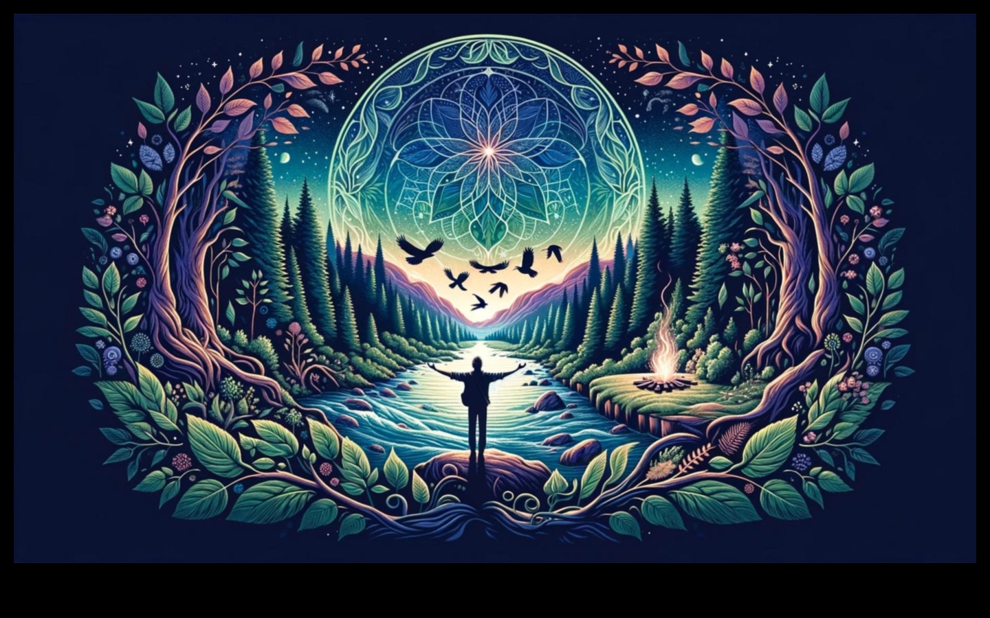 نسيج الأرض: معرض للمناظر الطبيعية الملونة والغنية