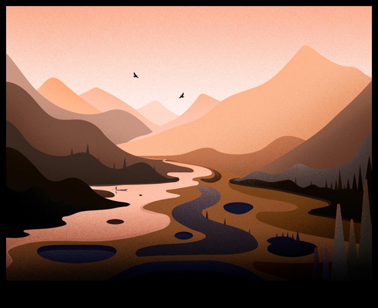 الرحلات الفنية: التنقل في المناظر الطبيعية للتوضيح