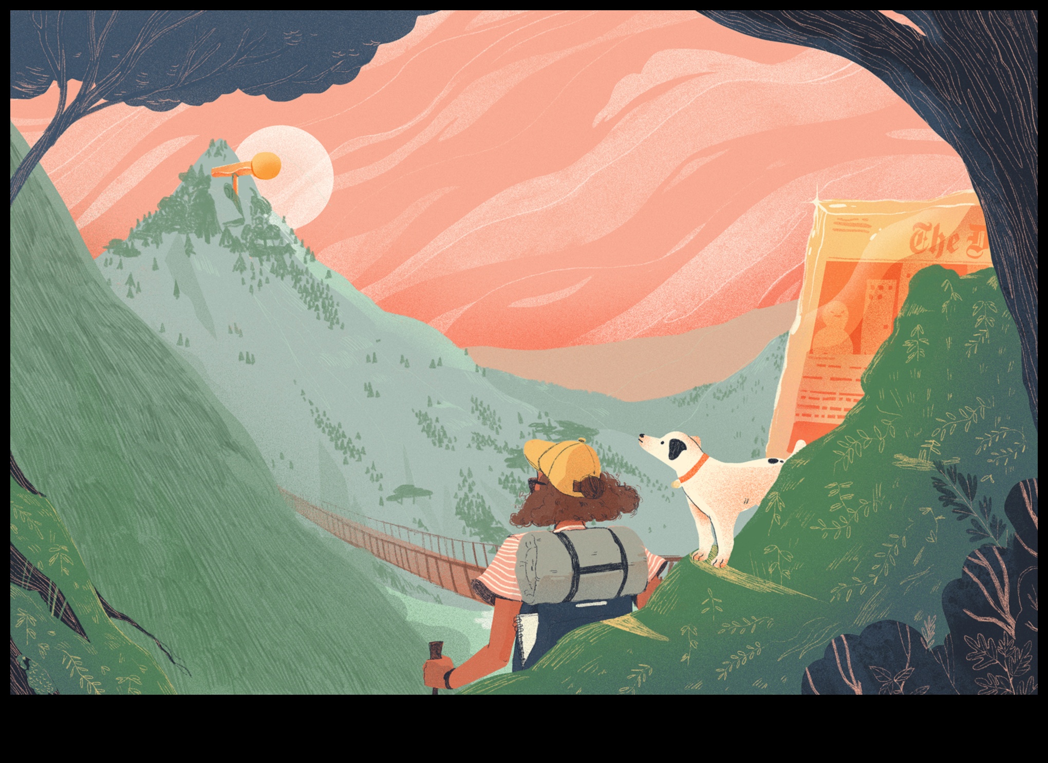 الرحلات الفنية: التنقل في المناظر الطبيعية للتوضيح