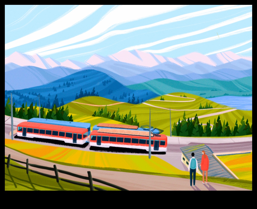 الرحلات الفنية: التنقل في المناظر الطبيعية للتوضيح