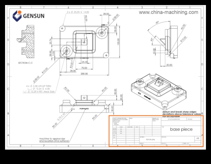 الهندسة الدقيقة: صياغة الرسومات الفنية بدقة
