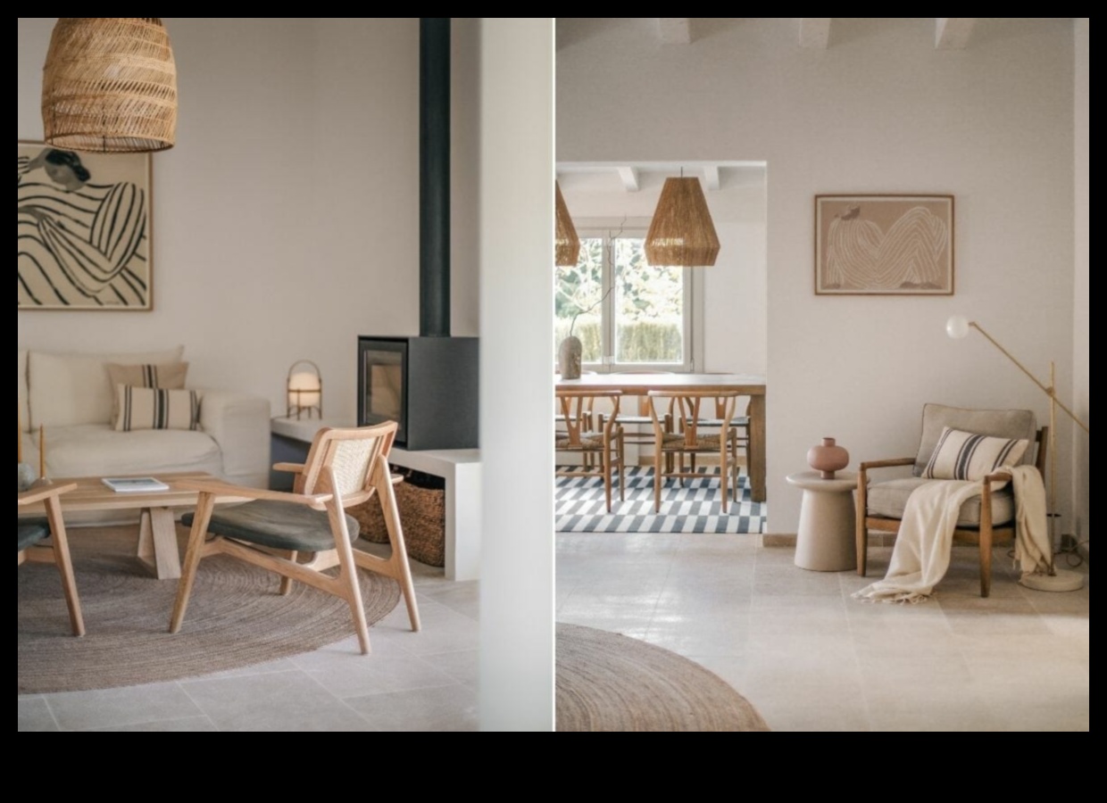 نغمات ترابية لديكور المنزل الطبيعي