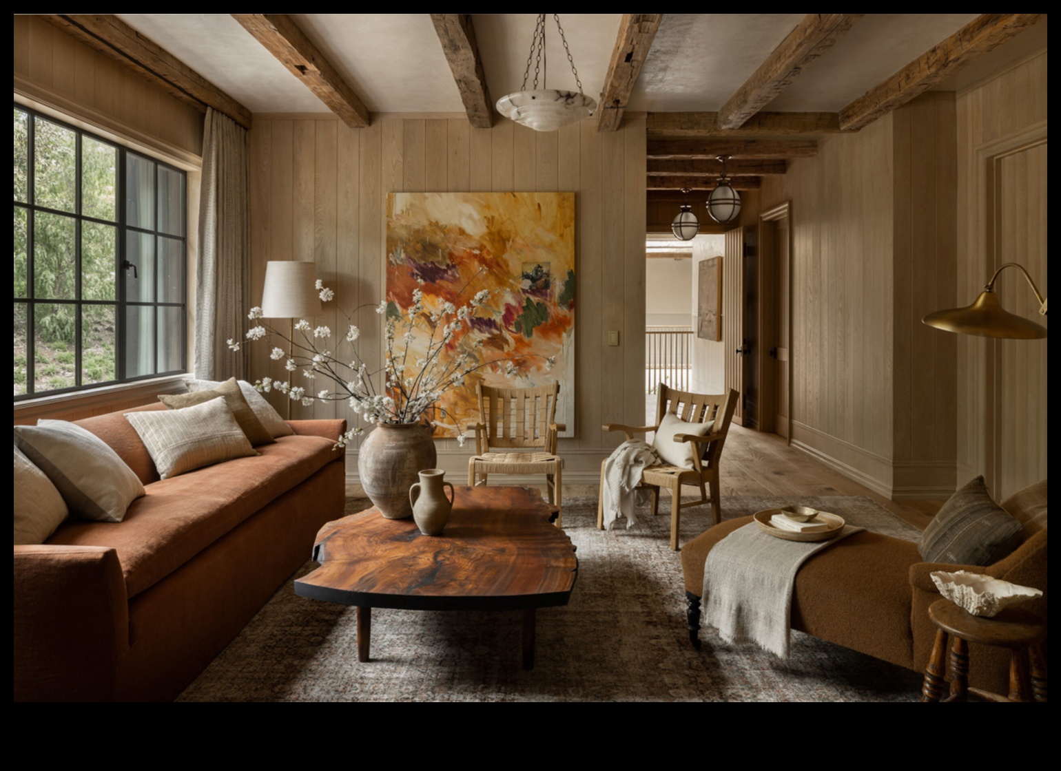 نغمات ترابية لديكور المنزل الطبيعي