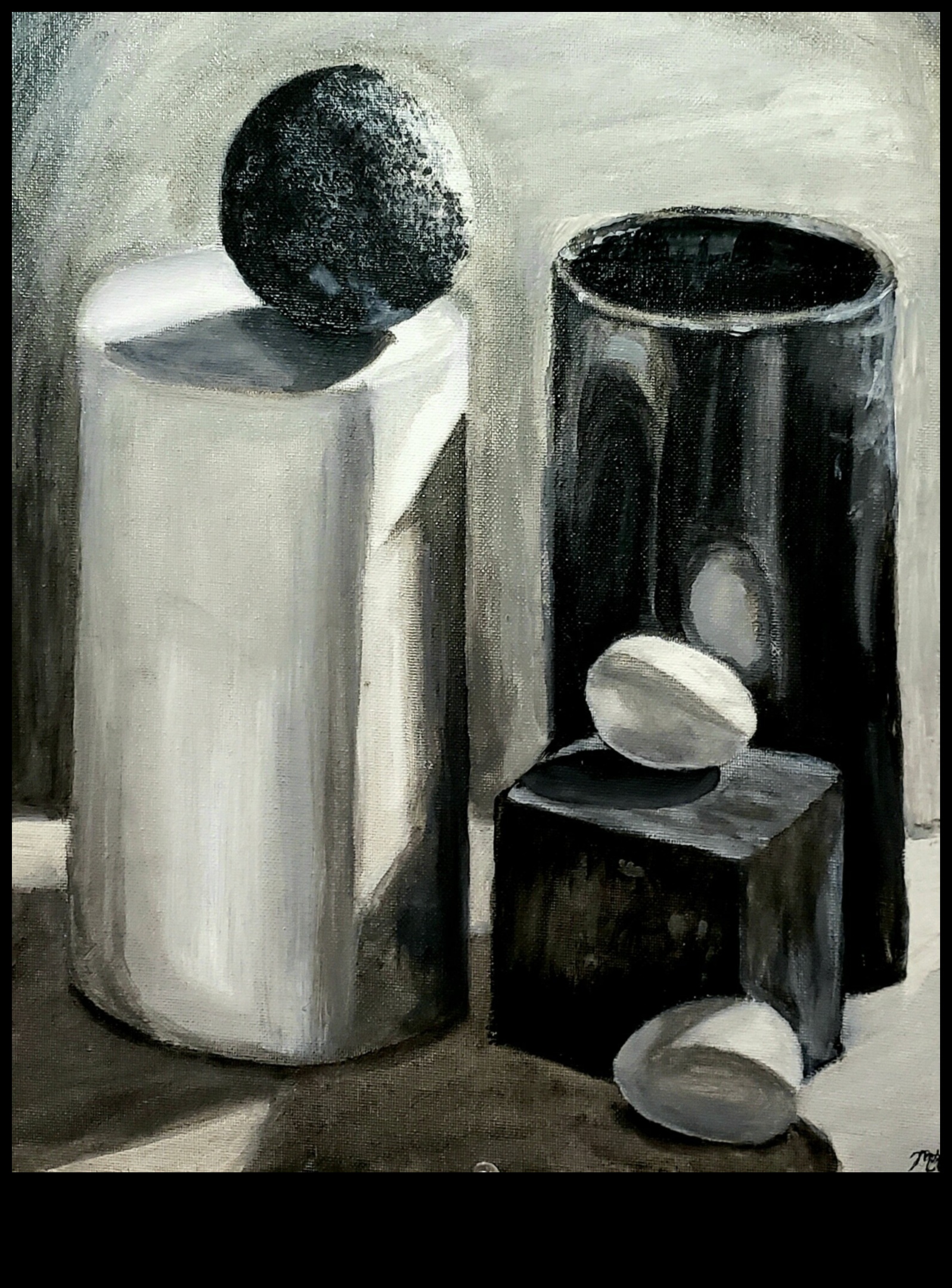 الصمت في الظلال: دراسات الحياة الساكنة في أحادية اللون