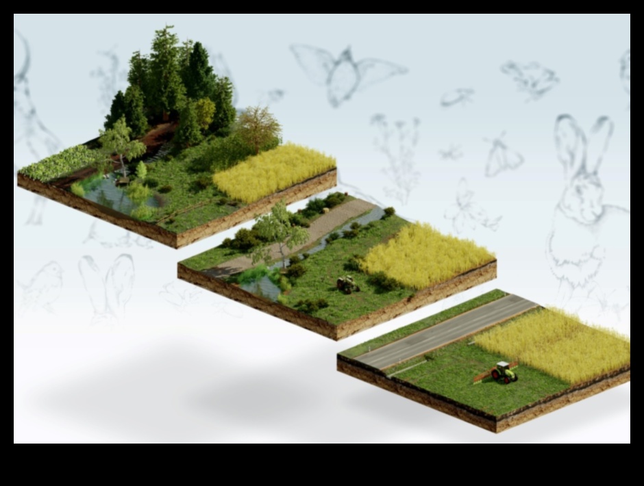 كيف تساهم النظم البيئية المختلفة في التنوع البيولوجي للمناظر الطبيعية؟