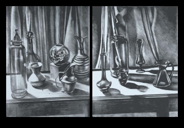 الصمت في الظلال: دراسات الحياة الساكنة في أحادية اللون