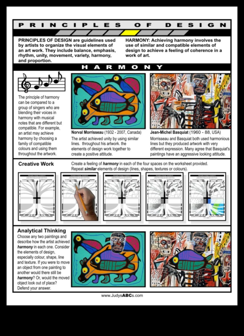 انسجام التصميم: موازنة العناصر في التفكير الابتكاري