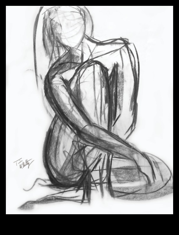 جريئة وجميلة: رسومات الفحم المذهلة ذات التأثير